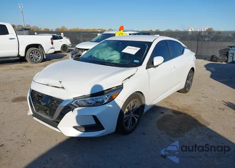 2022 Nissan Sentra Sv z USA, uszkodzony, nr VIN 3N1AB8CV5NY301531